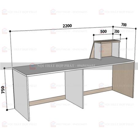 Quầy Lễ Tân Lệch Giá Rẻ QLTL M12